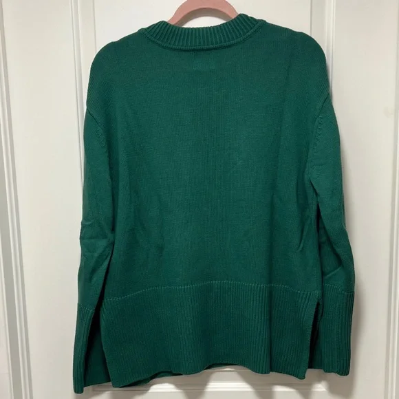 GAP Women's Green Crewneck Sweater - Picture 5 of 6